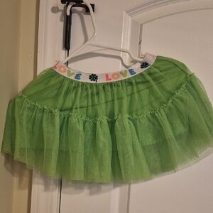 Green Tulle Skirt for Kids St. Patrick's